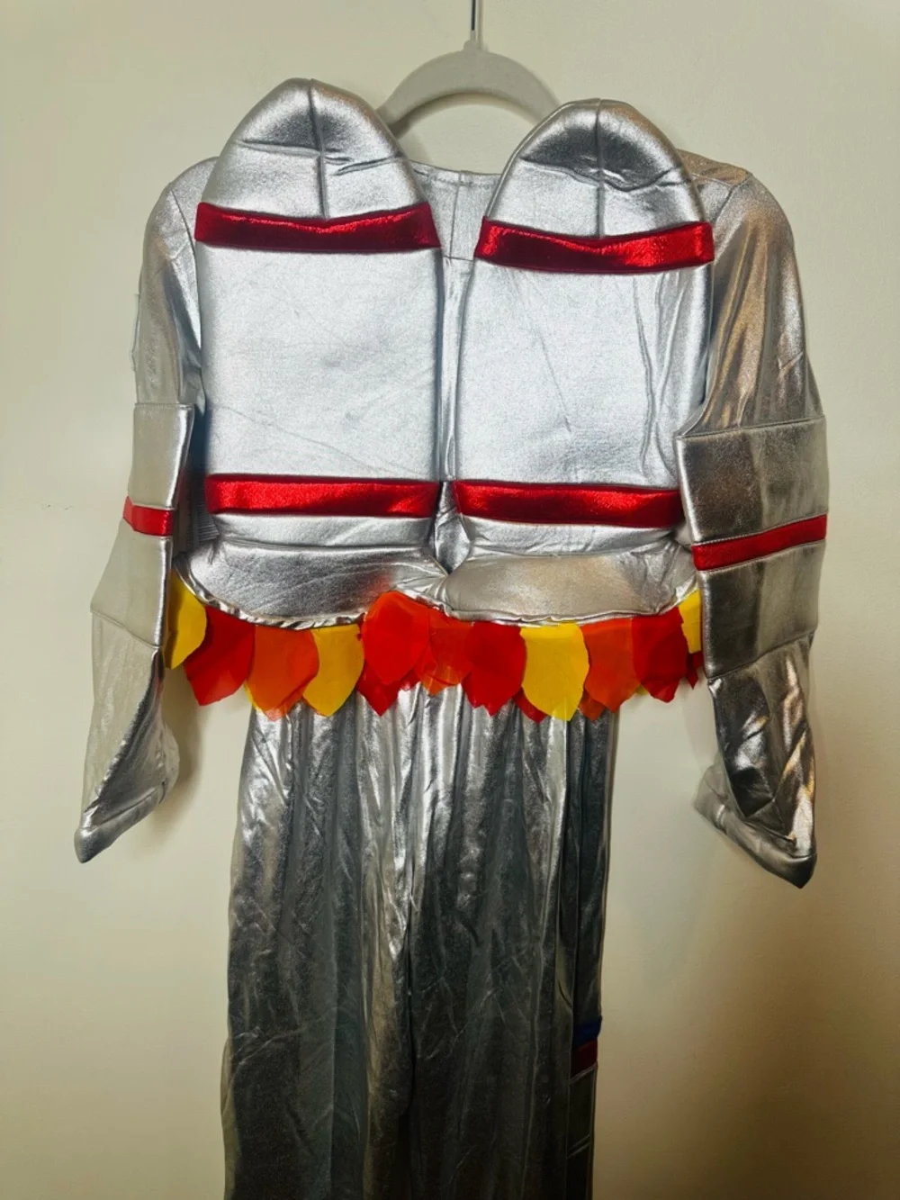 Pottery Barn Kids Astronaut Costume Silver Space Suit Child One Only - Picture 7 of 11
